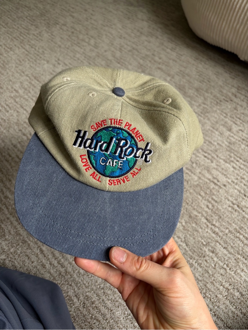 Vintage 90s Hard Rock Cafe Orlando Flat Brim Cap